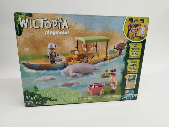 Playmobil wiltopia wycieczka łodzią