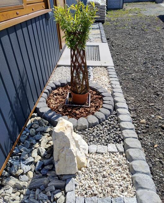 krawężnik ozdobne, obrzeże, opornik, kamienie ozdobne