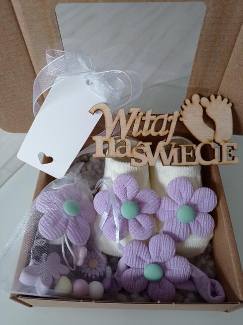 Zestaw prezentowy dla niemowlaka prezent narodziny chrzest