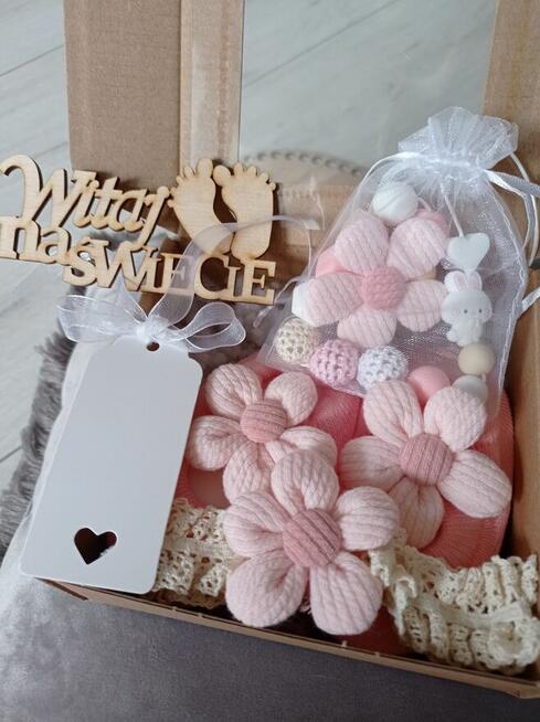 Zestaw prezentowy dla niemowlaka prezent narodziny chrzest