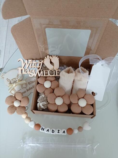 Zestaw prezentowy dla niemowlaka prezent narodziny chrzest