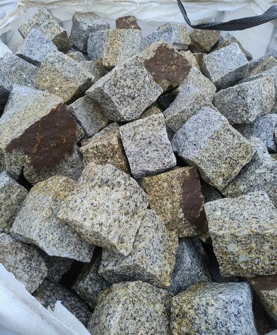 kostka granitowa, grys, kamienie ozdobne