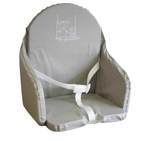 Looping Poduszka na krzesełko do karmienia szara