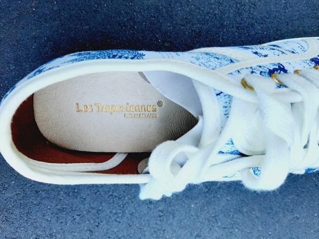 38 Les Tropeziennes tenisówki białe na stopę 24 cm do sukien