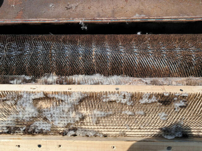 Maszyna do skór owczych, garbowanie skór owczych,