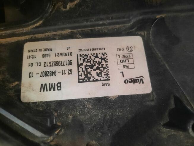 Lampa lewą przód bmw f40