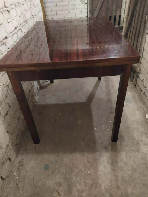 Stół PRL 75x110 Wysoki połysk ( po rozłożeniu 75x200 cm.)