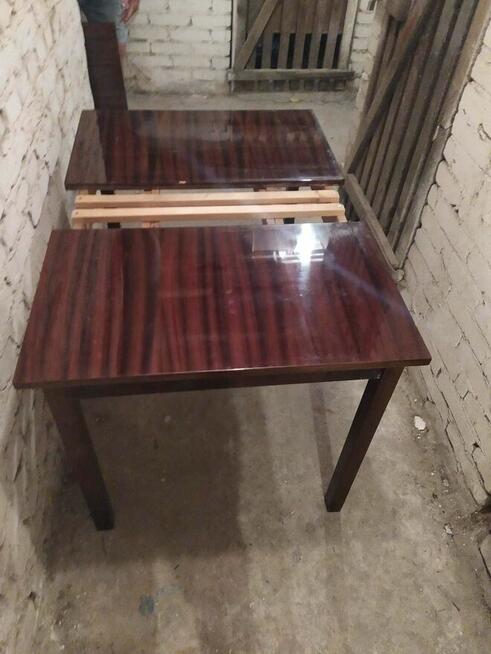 Stół PRL 75x110 Wysoki połysk ( po rozłożeniu 75x200 cm.)