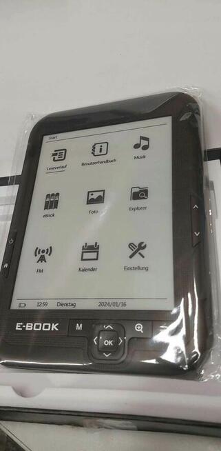 Czytnik ebooków ebook reader 6 8GB ekran atramentowy