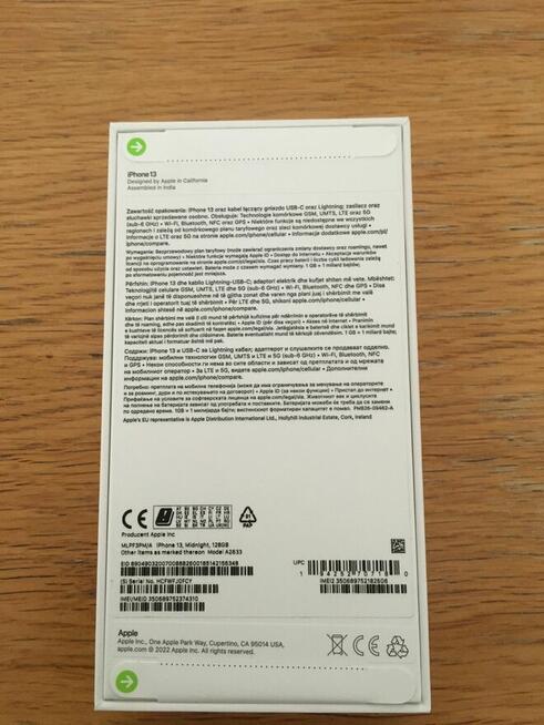 IPhone 13 128 GB midnight