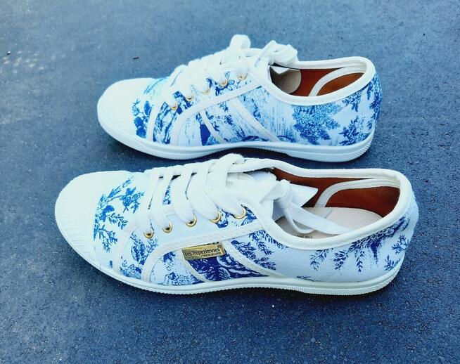 38 Les Tropeziennes tenisówki białe na stopę 24 cm do sukien