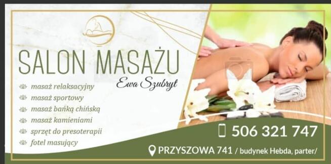 ZAPRASZAM NA MASAŻ
