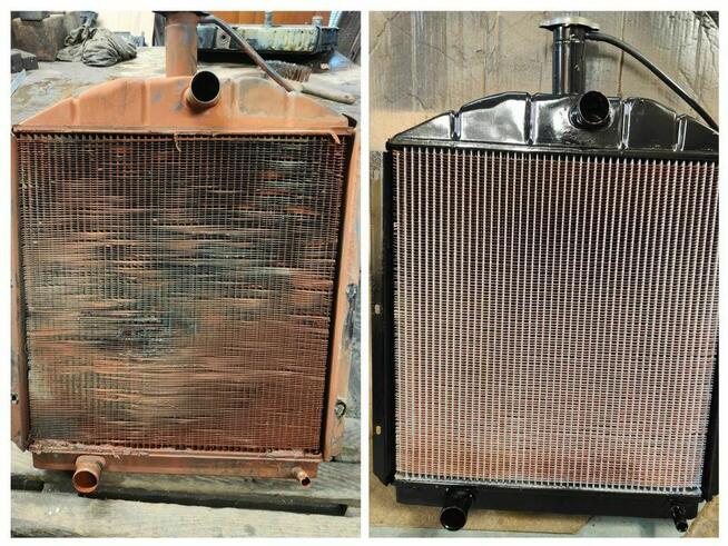 Naprawa chłodnic wymiana rdzeni claas johne derre kombajn