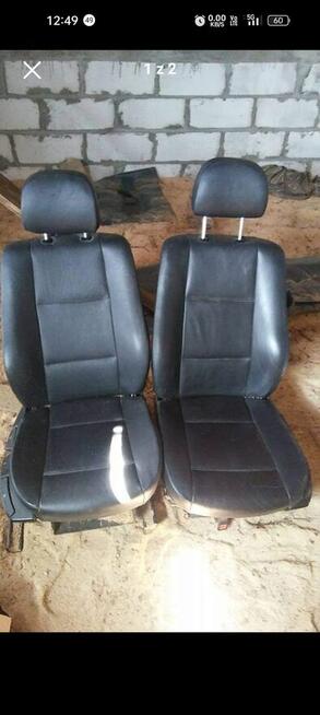 Fotele skórzane BMW E46 sedan