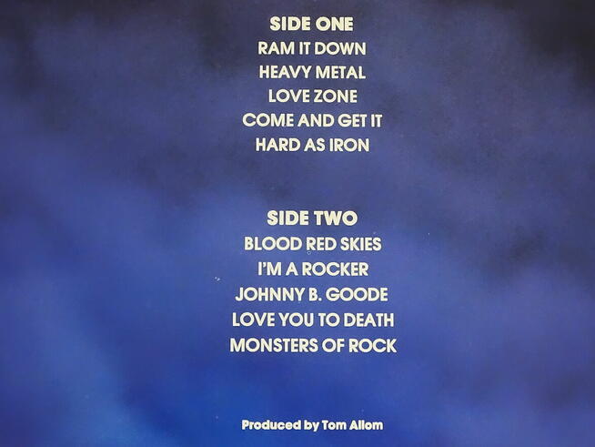 Judas Priest – Ram It Down winyl LP 1988 rok Holandia