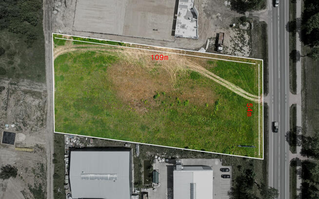 SZOSA BARANOWICKA * Działka produkcyjno-usługowa