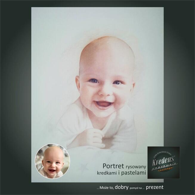 PORTRET B3 NA ZAMÓWIENIE rysowany kredkami w pełnym kolorze