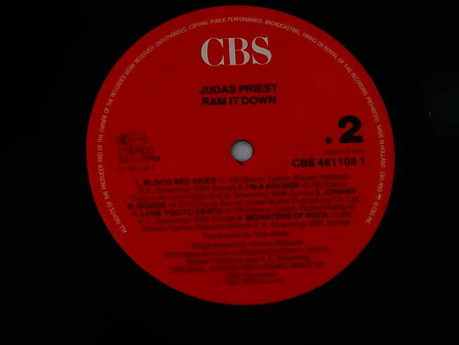 Judas Priest – Ram It Down winyl LP 1988 rok Holandia