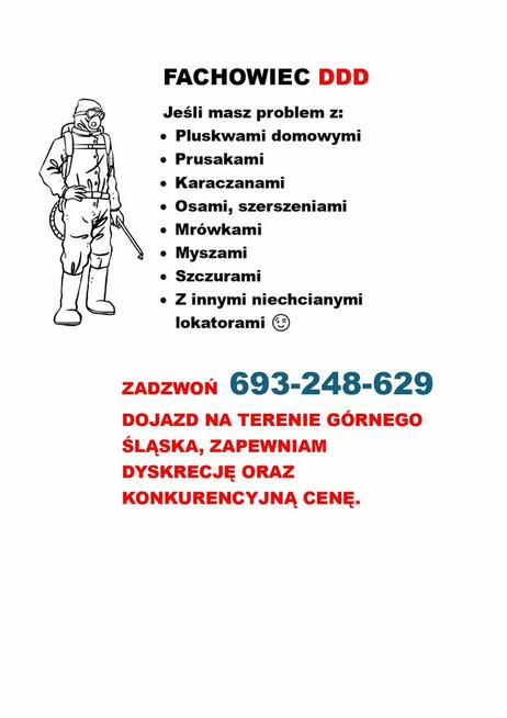 USUWANIE OS, SZERSZENI, PLUSKIEW I INNYCH SZKODNIKOW