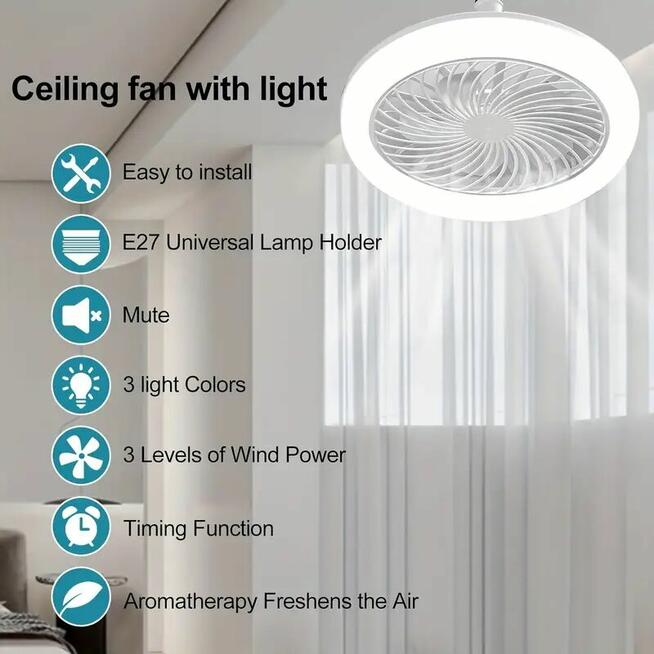 Wentylator oświetlenie pilot