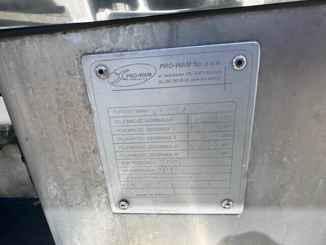 Cysterna spożywcza grzanie ,pompa ,ATP NAJEMNACZEP.EU