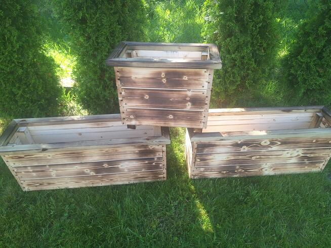 Donice ogrodowe drewniane i termo