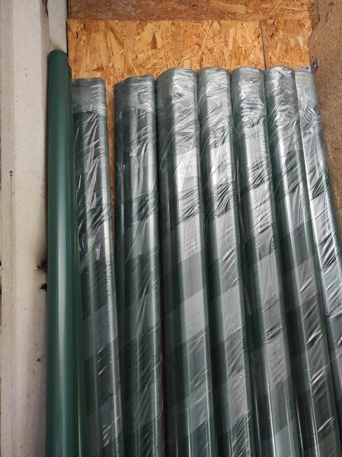 Słupki fi42 H220 do siatki plecionej NIŻSZA CENA!!!