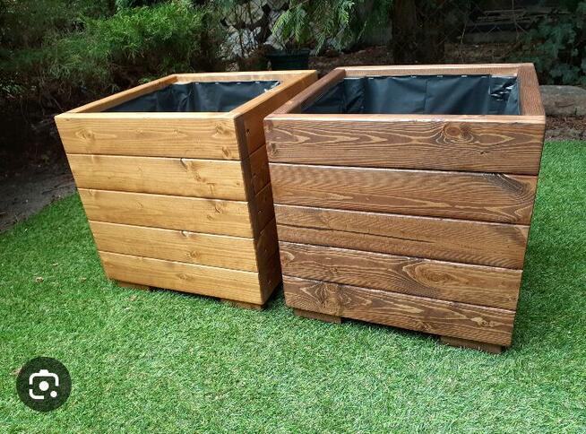 Donice ogrodowe drewniane i termo