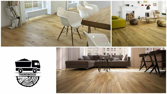 Parkiet dębowy Lity 16x70x250 Klasa 3 Rustical Transwood