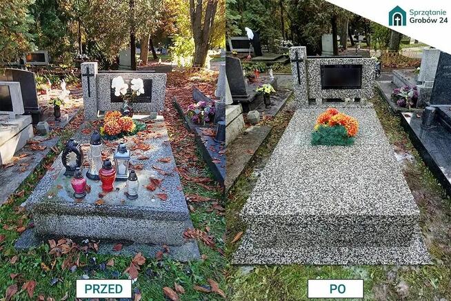 Sprzątanie i mycie grobów - Kraków