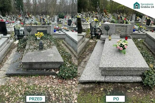 Sprzątanie i mycie grobów - Kraków
