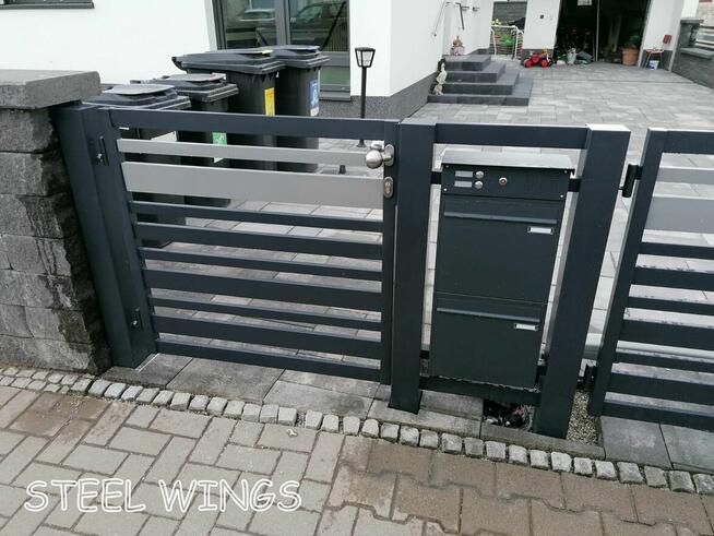Bramy, balustrady, płoty, schody ze stali nierdzewnej