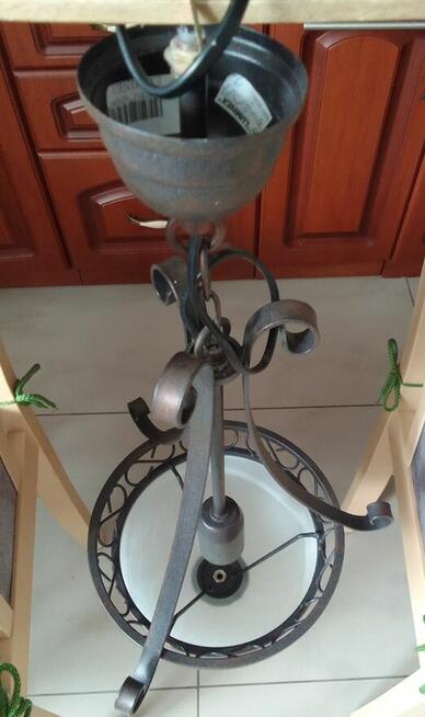 ŻYRANDOL LUMINEX Lampa wisząca metal kol. miedziany 1x60W