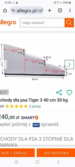 Sprzedam schodki dla pieska