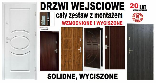 Drzwi zewnętrzne do mieszkania w bloku- wejściowe