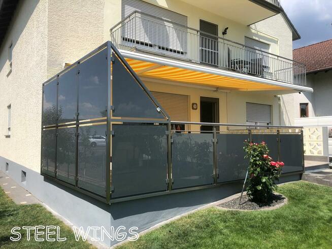 Bramy, balustrady, balkony, schody ze stali nierdzewnej