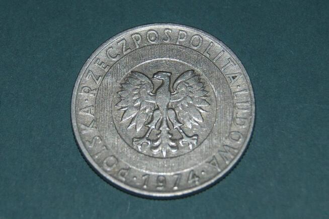 20 zł 1974r Wieżowiec i Kłosy Moneta PRL Starocia