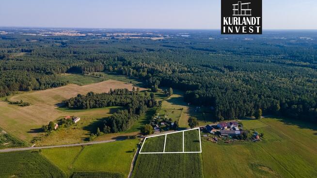 Działka Lisiny 1.815 m² 500 m od jeziora