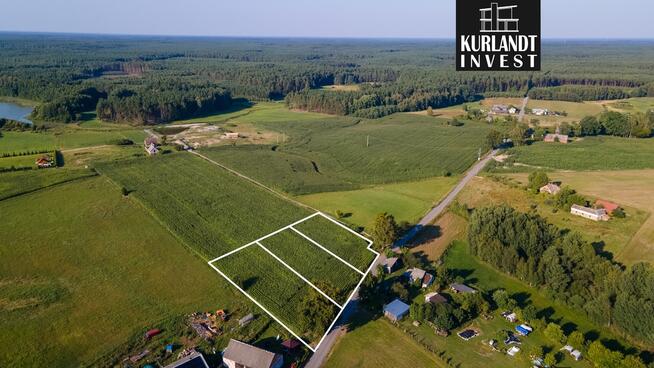 Działka Lisiny 1.815 m² 500 m od jeziora