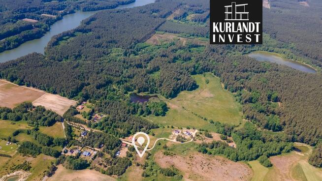 Działka 1.997 m² Zalew Żur Bory Tucholskie