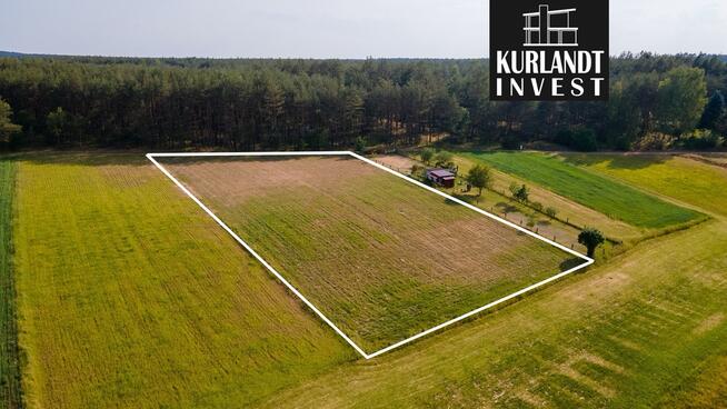 Działka w sercu Borów Tucholskich blisko jeziora