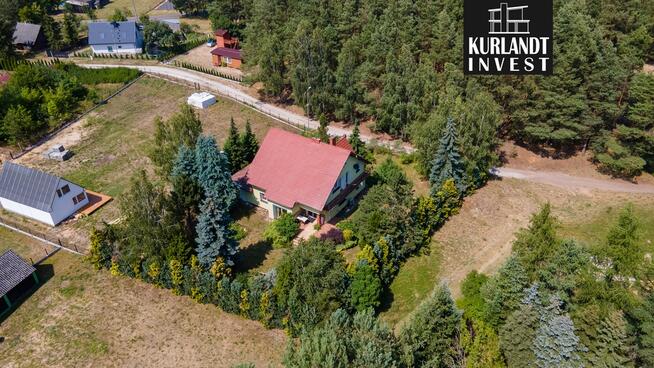 Dom w Borach Tucholskich lasy jeziora