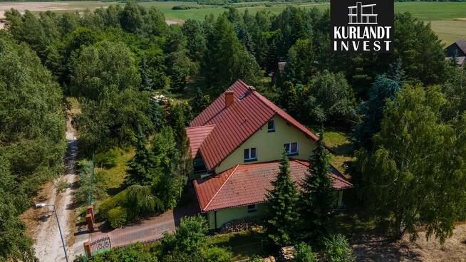 Dom w Borach Tucholskich lasy jeziora