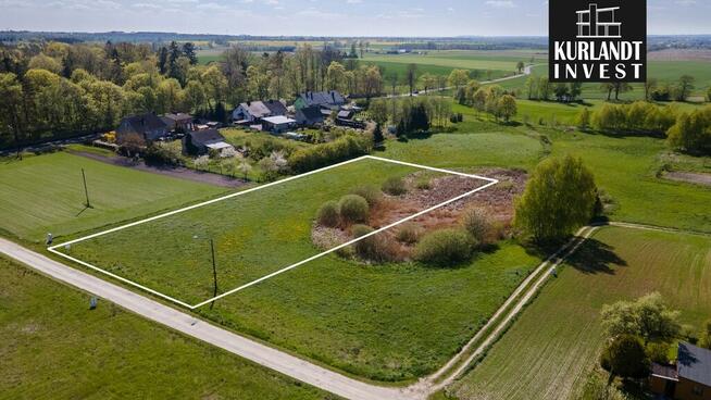 Działka widok na staw Bory Tucholskie