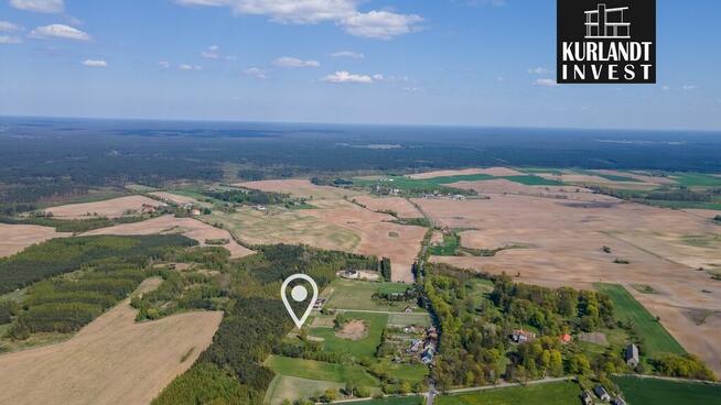 Działka z WZ z widokiem na las Bory Tucholskie