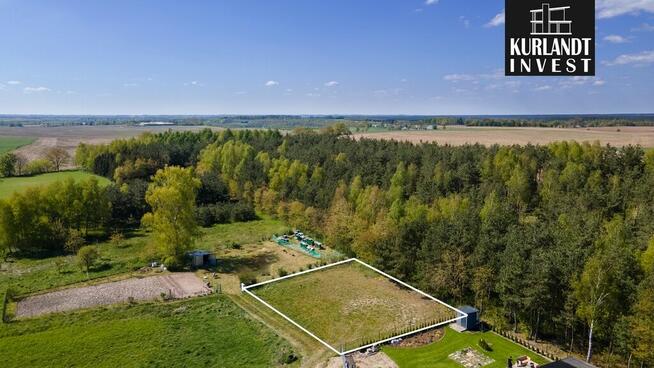 Działka z WZ z widokiem na las Bory Tucholskie