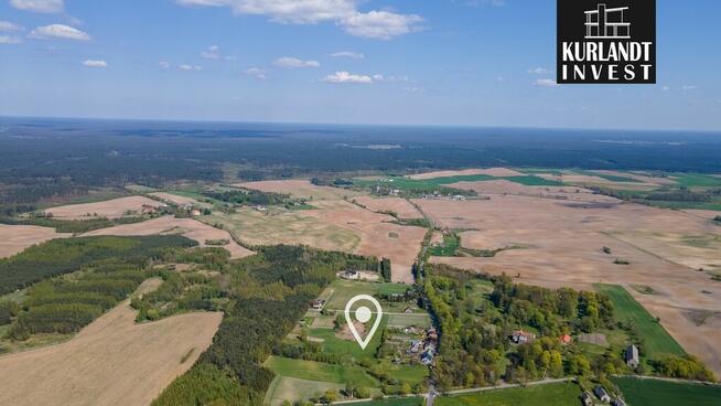 Działka z WZ widok na staw