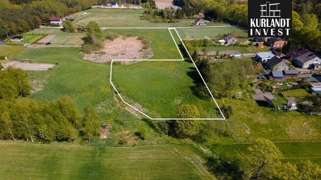 Działka z WZ widok na staw