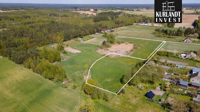 Działka z WZ widok na staw