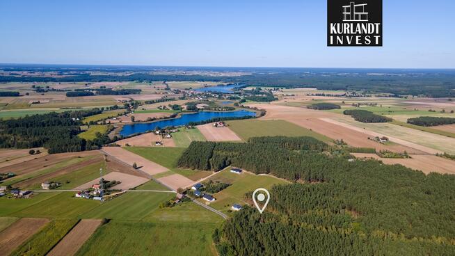 Działka budowlana 3.075 m² Sucha ściana lasu